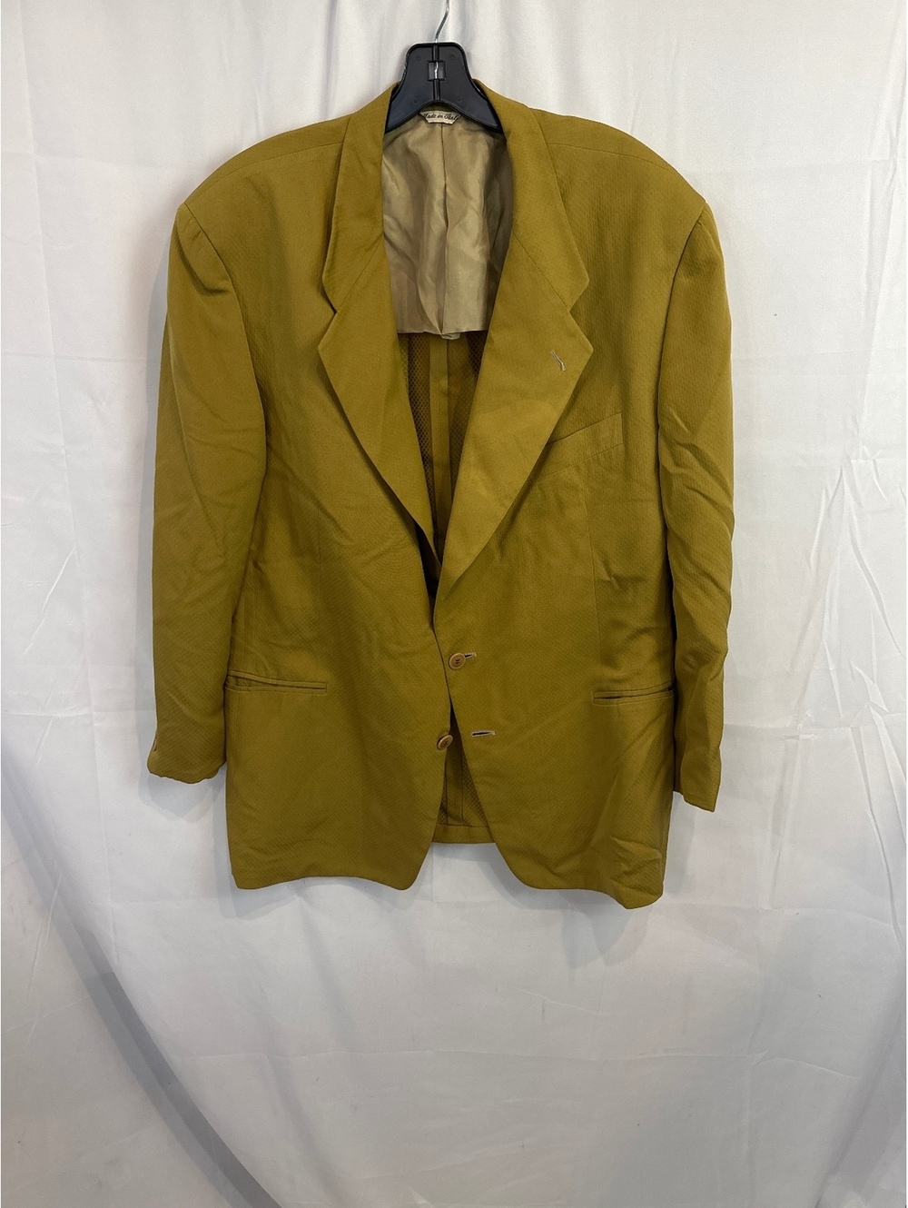 Pal Zileri Men's Yellow Silk Blend Blazer Jacket 54IT 44 US